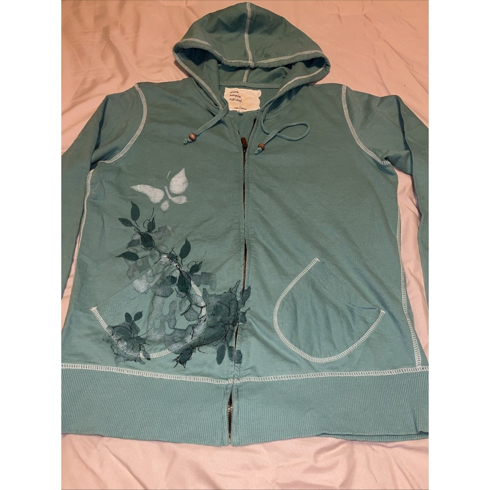 Pure. Simple. Natural. Full Zip Front Pockets 100% Cotton